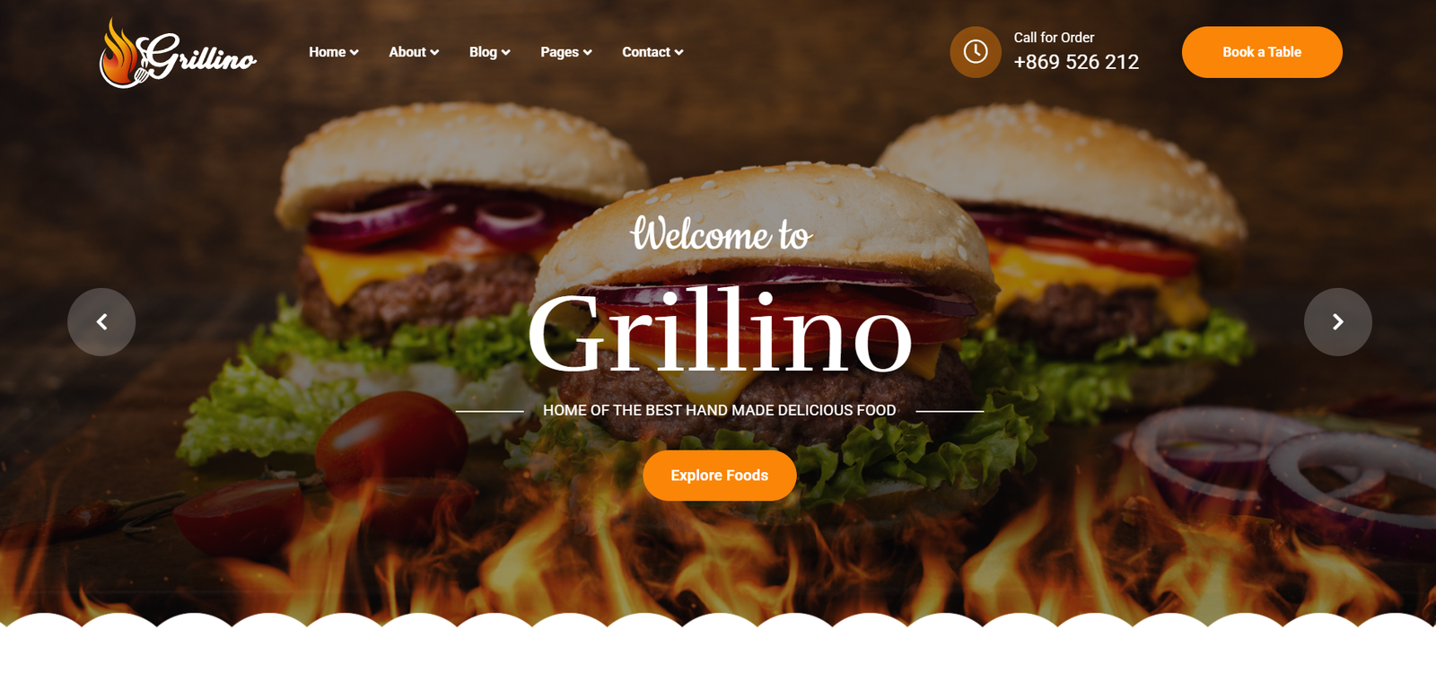 grillino website preview